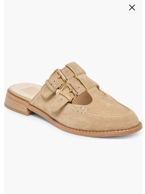 Dolce Vita Haydee Double Buckle Mary Jane Mule - Tan Suede (size 7)